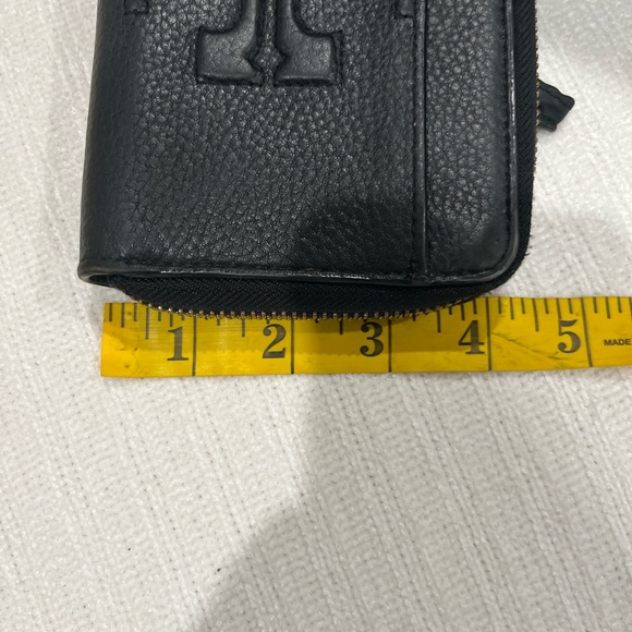 Tory Burch Black Leather Wristlet - Picture 10 of 11
